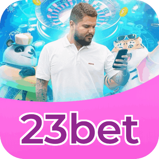 Interface do aplicativo 23bet mostrando jogos disponíveis no iOS e Android